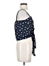 Madewell 100% Viscose Blue Button-Front Tie Tank in Daisy Dots Size XXS - photo 4