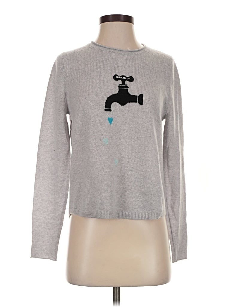 Pre-owned Lisa Todd Sweatshirt In Silver