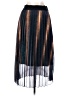 Aqua 100% Polyester Tie-dye Blue Casual Skirt Size S - photo 2