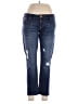 CAbi Hearts Blue Jeans Size 8 - photo 1
