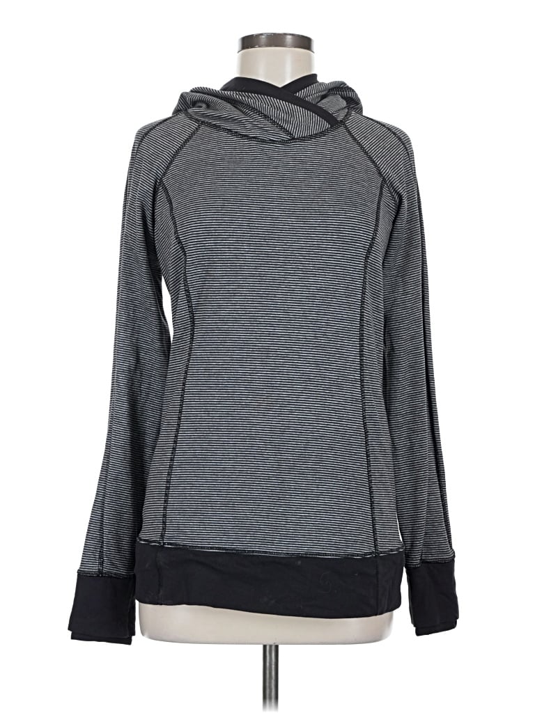 Pre-owned Lululemon Athletica Sweatshirt In Gray