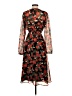 Louna Print Red Cocktail Dress Size XS - photo 2