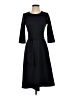 Assorted Brands Solid Black Casual Dress Size S - photo 1