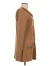 Doncaster Collection 100% Wool Brown Wool Cardigan Size L - photo 4