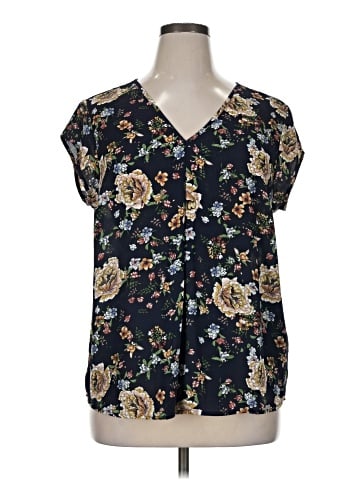 Halogen Short Sleeve Blouse (view 1)