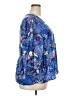 Westbound 100% Rayon Blue 3/4 Sleeve Blouse Size 2X - photo 4