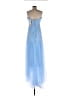 Fehaute Blue Cocktail Dress Size 10 - photo 2