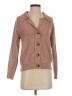 Tahari Solid Pink Brown Cardigan Size XS - photo 1