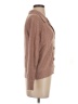 Tahari Solid Pink Brown Cardigan Size XS - photo 4