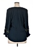 Democracy 100% Viscose Blue 3/4 Sleeve Blouse Size XL - photo 2