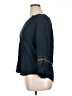 Democracy 100% Viscose Blue 3/4 Sleeve Blouse Size XL - photo 5