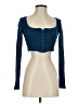 Out From Under Blue Long Sleeve Top Size S - photo 1