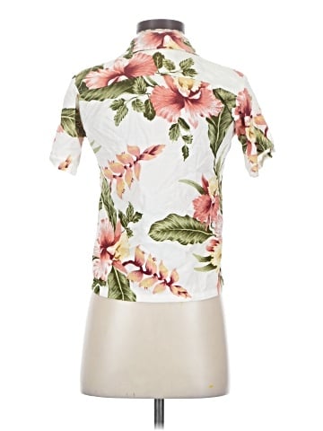 Tropical Group Short Sleeve Blouse (view 2)