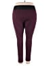 Michel Studio Color Block Burgundy Active Pants Size 3X - photo 2