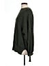 Aerie 100% Cotton Solid Green Pullover Sweater Size L - photo 5