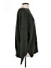 Aerie 100% Cotton Solid Green Pullover Sweater Size L - photo 4