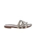 Sam Edelman Silver Ivory Sandals Size 8 1/2 - photo 1