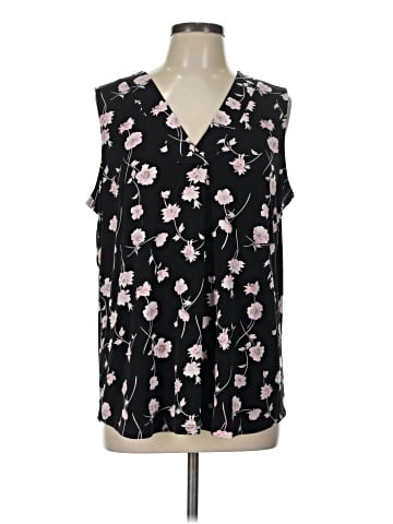 Anne Klein Sleeveless Blouse (view 1)