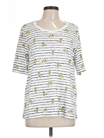 Chico's 3/4 Sleeve T-Shirt (view 1)