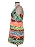 Milly Graphic Orange Cocktail Dress Size 2 - photo 5
