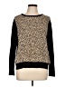Ann Taylor Factory Animal Print Gold Pullover Sweater Size L - photo 1