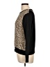Ann Taylor Factory Animal Print Gold Pullover Sweater Size L - photo 5