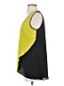 Halo 100% Polyester Yellow Sleeveless Top Size S - photo 5