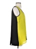 Halo 100% Polyester Yellow Sleeveless Top Size S - photo 4
