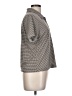 EP Pro Houndstooth Gray Short Sleeve Blouse Size L - photo 4