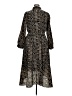 Donna Ricco 100% Polyester Animal Print Black Casual Dress Size 14 - photo 2