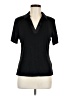 CeCe Black Short Sleeve Turtleneck Size M - photo 1
