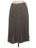 Kate Hill Chevron-herringbone Gray Casual Skirt Size 2 Petite - photo 1