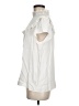 Sandro 100% Polyester Ivory Short Sleeve Blouse Size Med (2) - photo 5