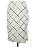 Katherine Barclay Checkered-gingham Gray Formal Skirt Size 4 - photo 2