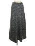 Christopher & Banks Animal Print Silver Casual Skirt Size M - photo 2