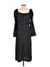 Lulus 100% Polyester Polka Dots Black Casual Dress Size M - photo 2