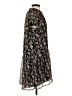 Ann Taylor LOFT 100% Polyester Floral Black Casual Dress Size S - photo 4