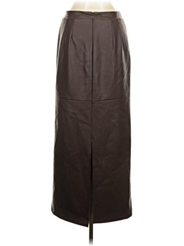 7 For All Mankind Faux Leather Skirt (view 2)