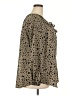 Unbranded 100% Polyester Polka Dots Brown 3/4 Sleeve Blouse Size 2X - photo 4
