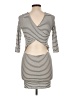 TOBI Stripes Ivory Casual Dress Size 10 (estimated) - photo 2