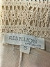 Rebellion 100% Cotton Ivory Shorts Size S - photo 3