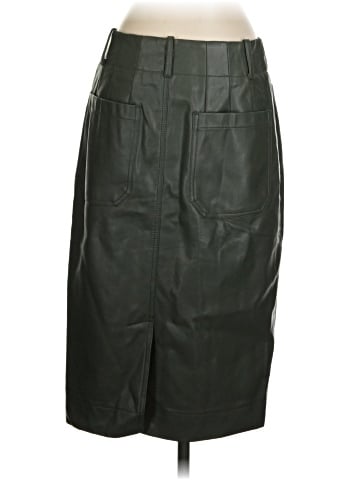 Maeve Faux Leather Skirt (view 2)