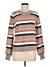 Fate Stripes Brown Pullover Sweater Size M - photo 1
