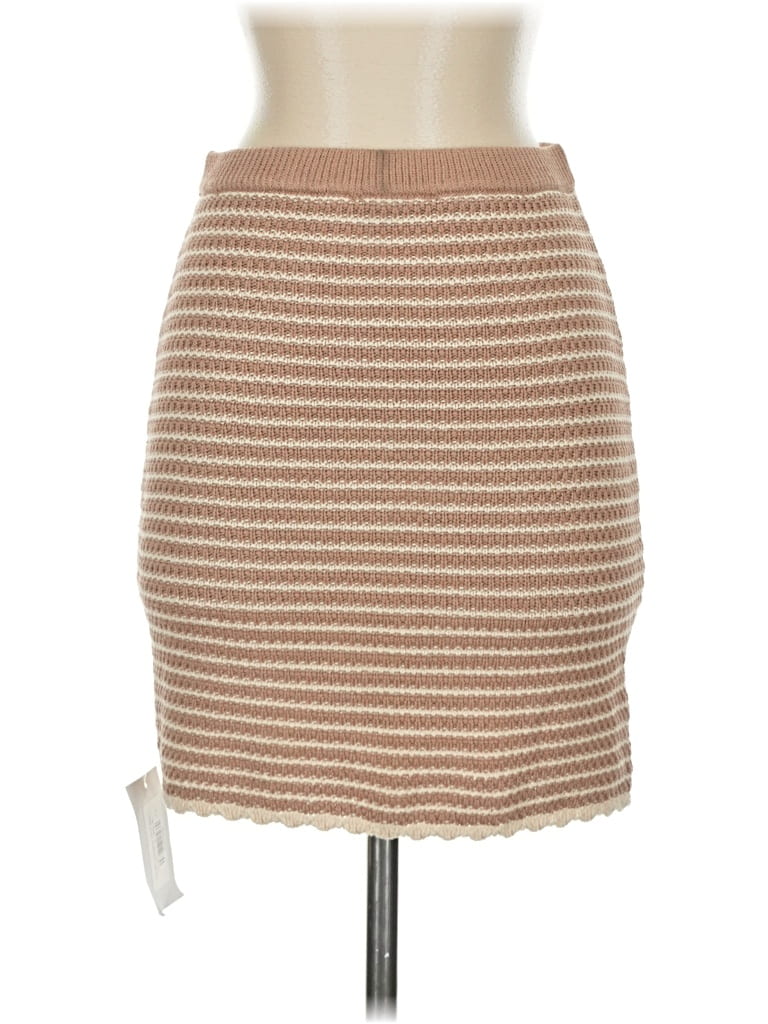 Pre-owned Sage The Label Casual Skirt In Tan