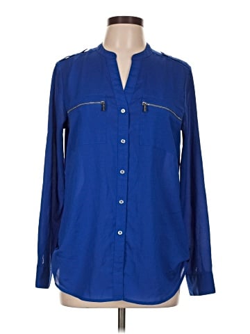 Calvin Klein Long Sleeve Blouse (view 1)