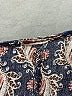 Unbranded 100% Rayon Paisley Blue Casual Dress Size L (estimated) - photo 7