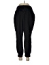 Stylus Solid Black Track Pants Size L - photo 1