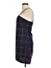 Romwe Plaid Blue Casual Dress Size 6 - photo 5