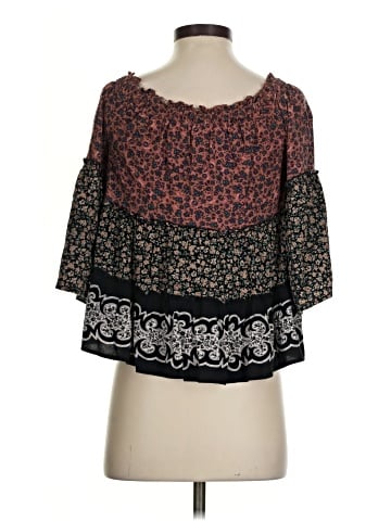 Aeropostale 3/4 Sleeve Blouse (view 2)
