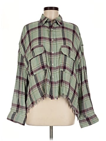 Elan Long Sleeve Button-Down Shirt (view 1)